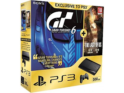 Sony PlayStation 3 - Console 500 GB con Gran Turismo 6 e The Last Of Us