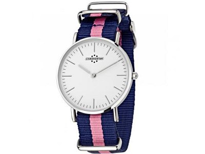 Orologio Donna Chronostar Preppy Blu e Rosa